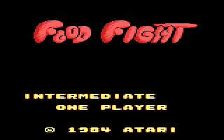 Food Fight screenshot 6 for Atari 7800